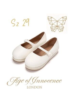 Age of innocence sz 29 HAILEY WHITE ESPADRILLES